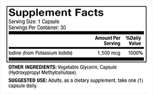 Dr. Mercola Iodine složení